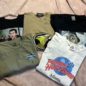 5 mystery tee shirts